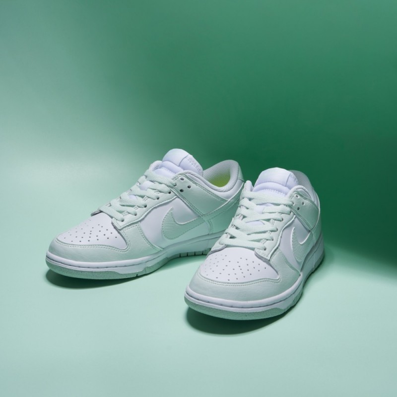 NIKE WOMEN'S DUNK LOW NEXT NATURE “WHITE/BARELY GREEN” Online Raffle